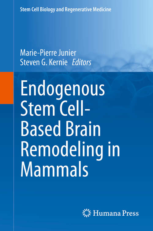 Book cover of Endogenous Stem Cell-Based Brain Remodeling in Mammals