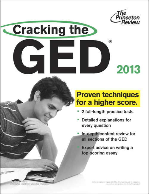 Book cover of Cracking the GED, 2013 Edition