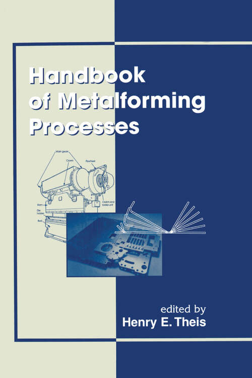 Book cover of Handbook of Metalforming Processes