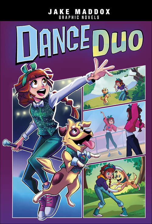 Book cover of Dance Duo (Jake Maddox Graphic Novels)
