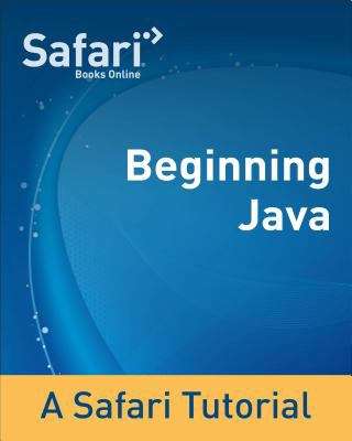 Book cover of Beginning Java: A Safari Tutorial