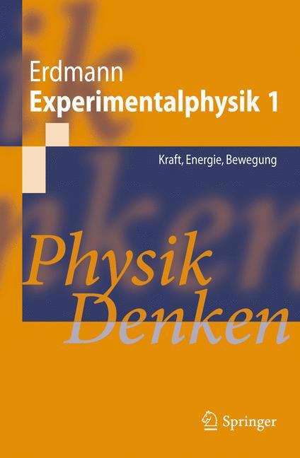 Book cover of Experimentalphysik 1