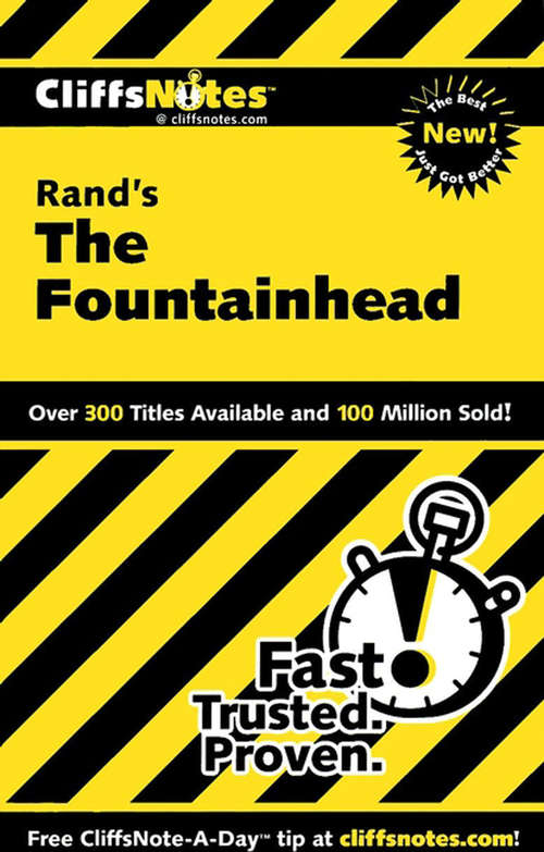 Book cover of CliffsNotes on Rand's The Fountainhead