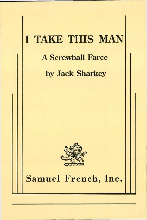 Book cover of I Take This Man