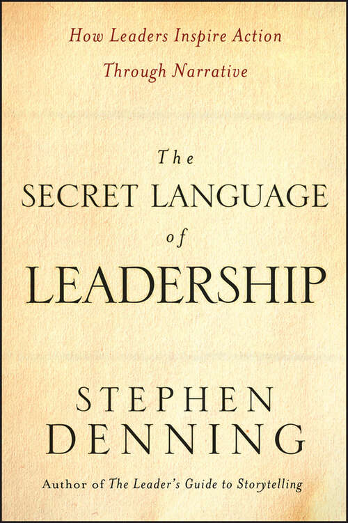 Book cover of The Secret Language of Leadership