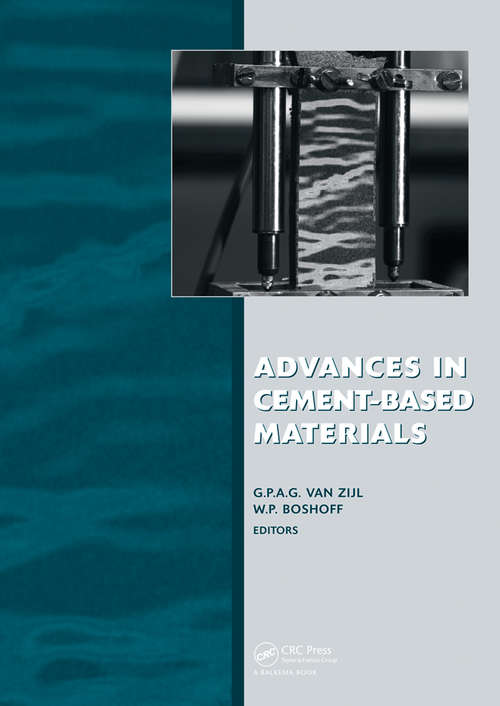 Advances in Cement-Based Materials: Proc. Int. Conf. Advanced Concrete Materials, 17-19 Nov. 2009, Stellenbosch, South Africa