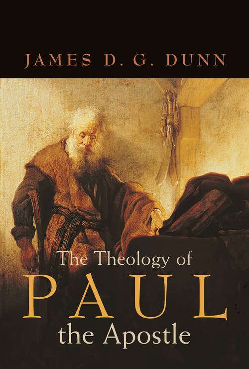 Book cover of The Theology of Paul the Apostle