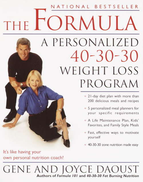 Book cover of The Formula: A Personalized 40-30-30 Fat-burning Nutrition Program