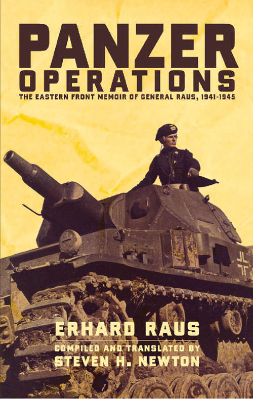 Book cover of Panzer Operations: The Eastern Front Memoir of General Raus, 1941-1945