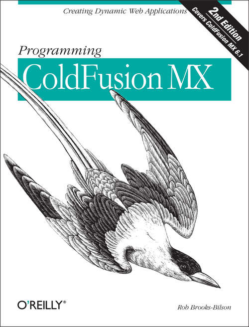 Book cover of Programming ColdFusion MX