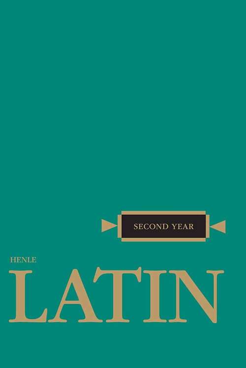 Book cover of Second Year Latin