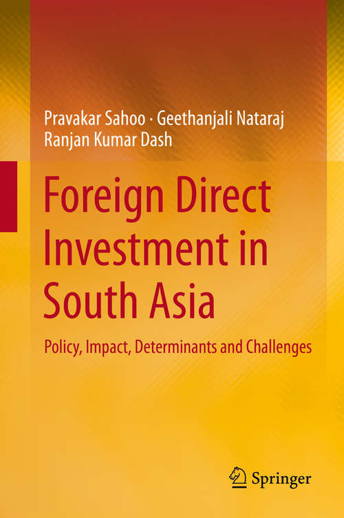 Book cover of Foreign Direct Investment in South Asia