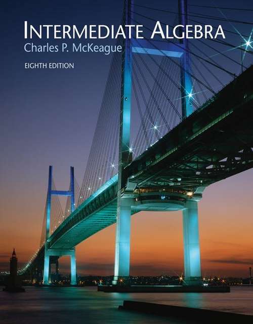 Book cover of Intermediate Algebra