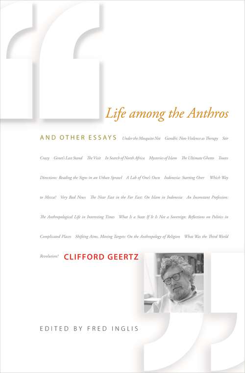 Book cover of Life among the Anthros and Other Essays
