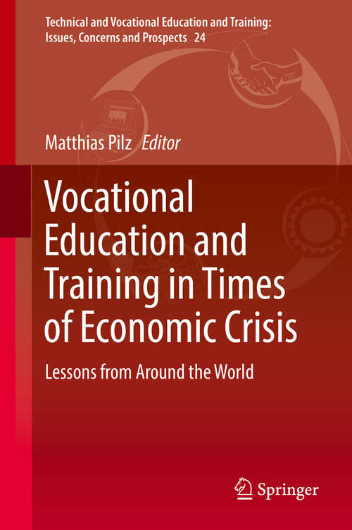 Book cover of Vocational Education and Training in Times of Economic Crisis
