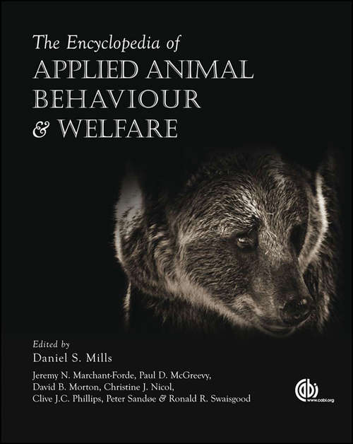Encyclopedia of Applied Animal Behaviour and Welfare