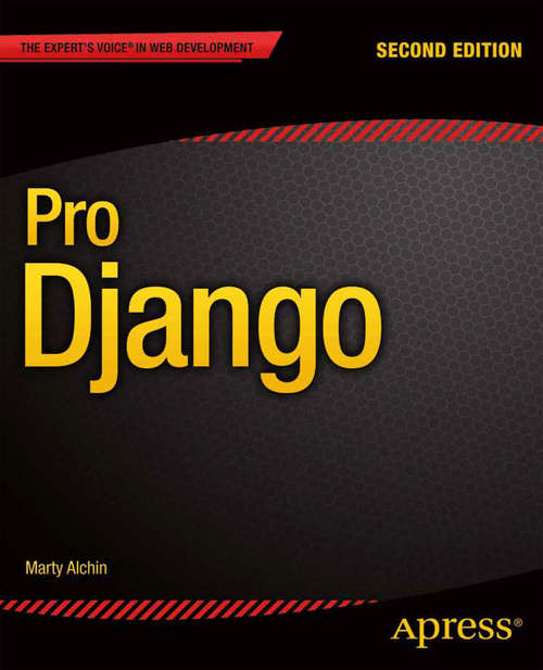 Book cover of Pro Django
