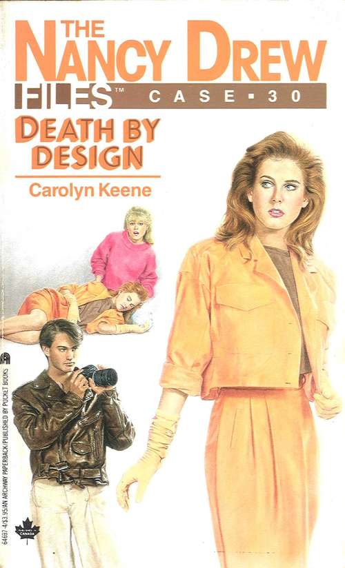 Book cover of Death by Design (Nancy Drew Files Case #30)