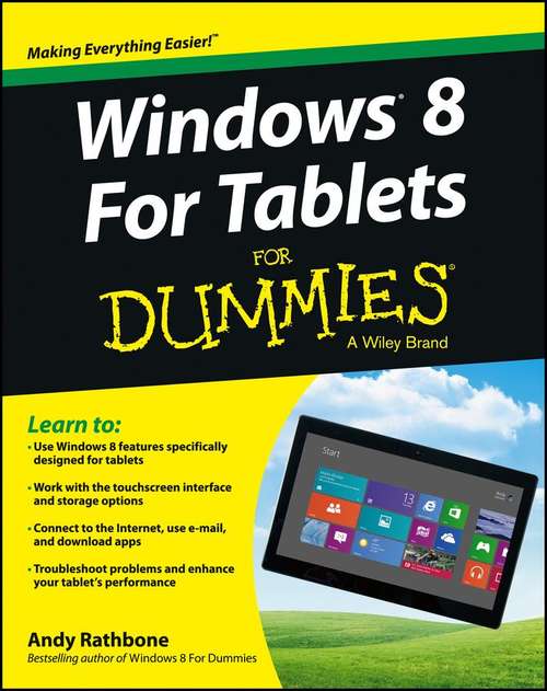Book cover of Windows For Tablets For Dummies