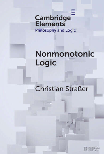 Book cover of Nonmonotonic Logic (Elements in Philosophy and Logic)