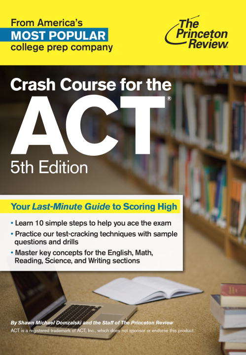 Book cover of Crash Course for the ACT, 5th Edition
