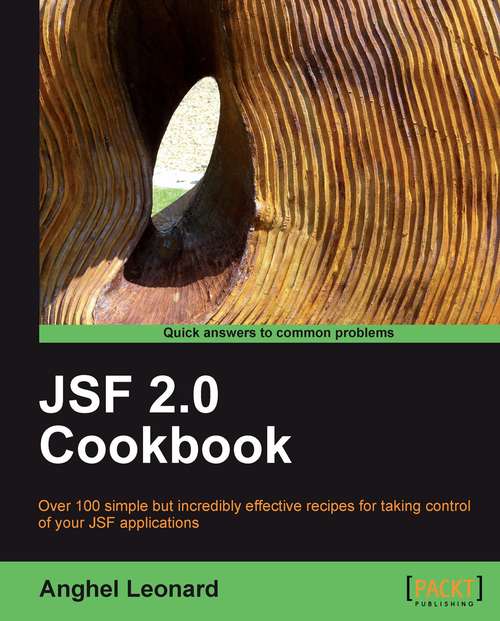 Book cover of JSF 2.0 Cookbook
