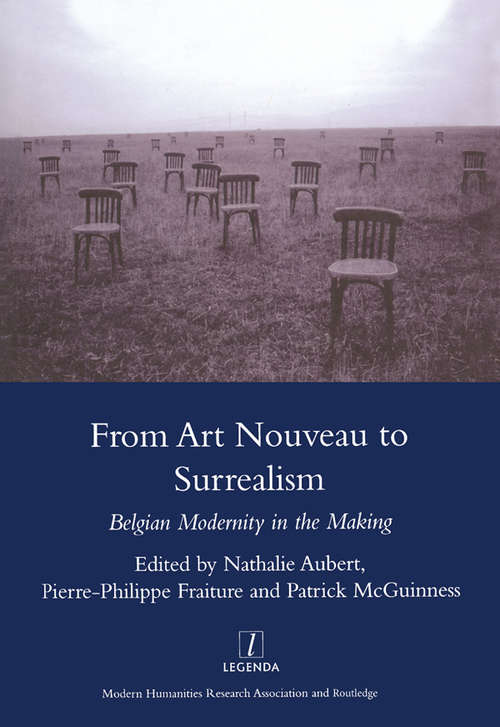 Book cover of From Art Nouveau to Surrealism: European Modernity in the Making