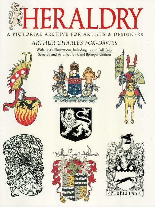 Book cover of Heraldry: A Pictorial Archive for Artists and Designers