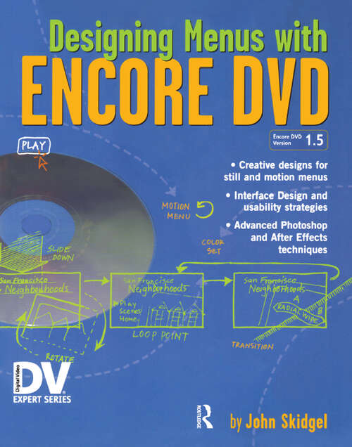 Book cover of Designing Menus with Encore DVD