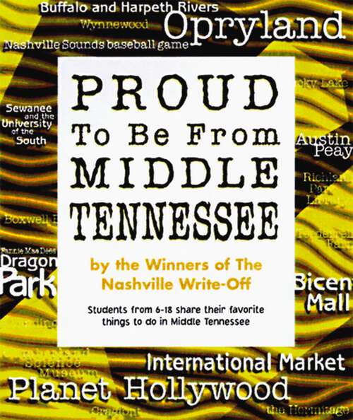 Book cover of Proud to Be from Middle Tennessee