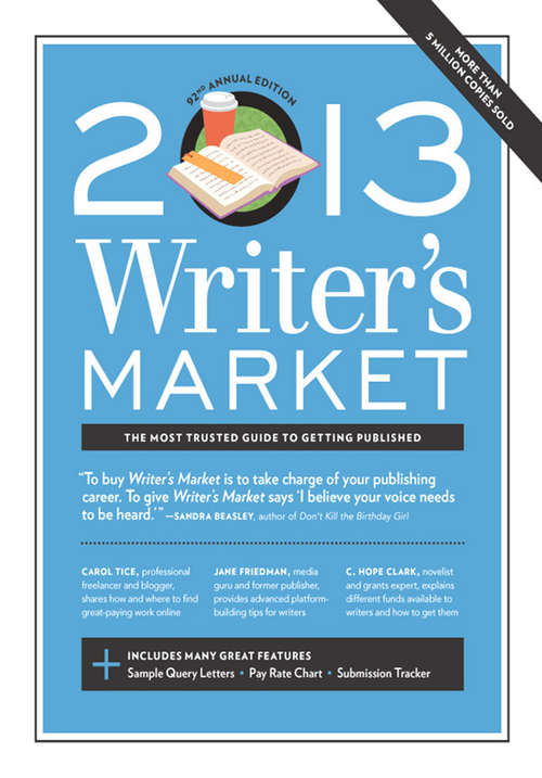 Book cover of 2013 Writer's Market (92)