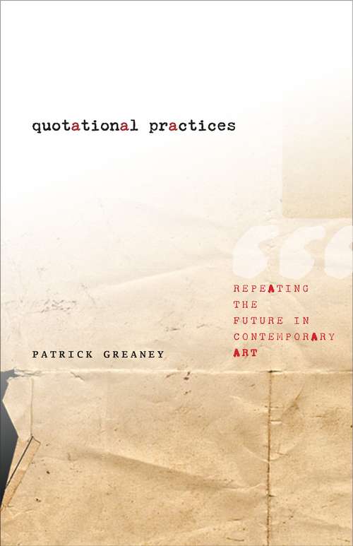 Book cover of Quotational Practices