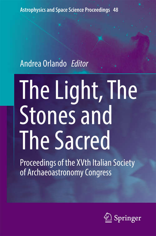 Book cover of The Light, The Stones and The Sacred