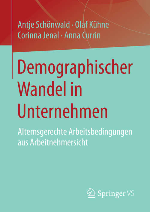 Book cover of Demographischer Wandel in Unternehmen