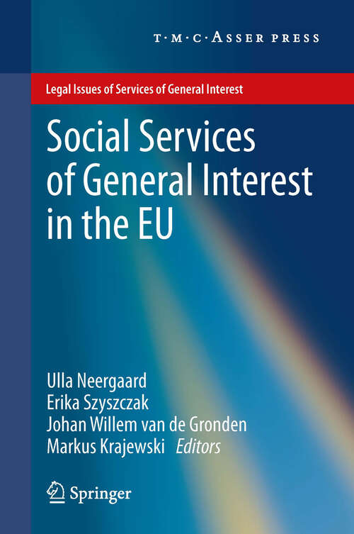 Book cover of Social Services of General Interest in the EU