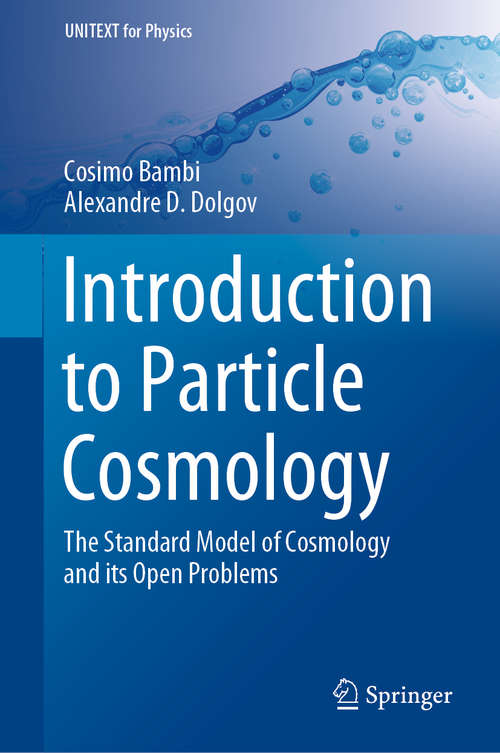 Book cover of Introduction to Particle Cosmology