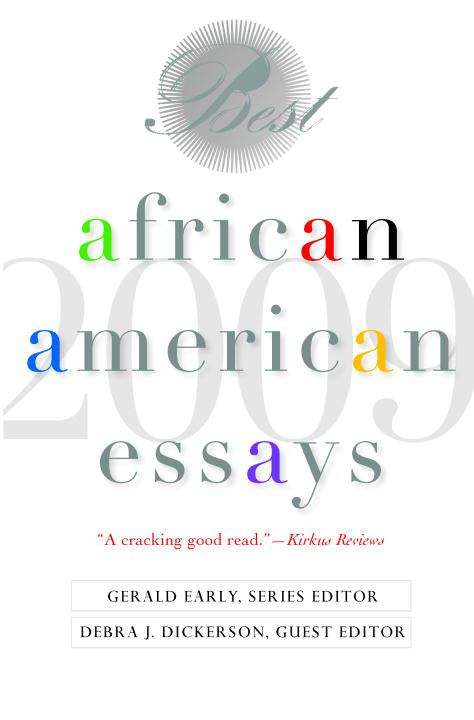 Book cover of Best African American Essays 2009
