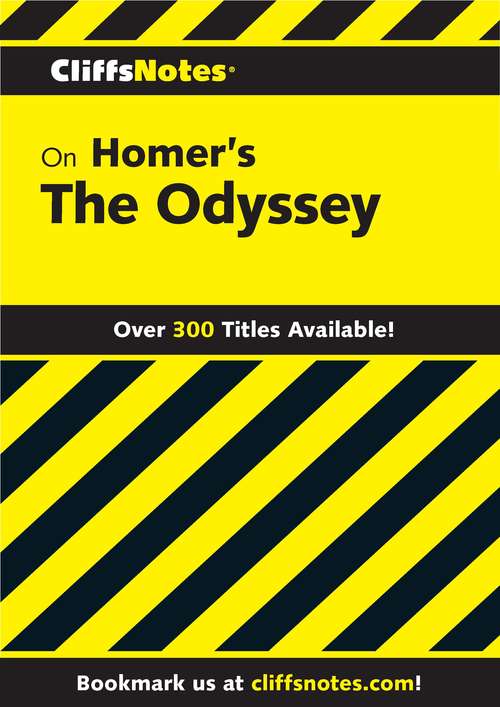 Book cover of CliffsNotes on Homer's Odyssey