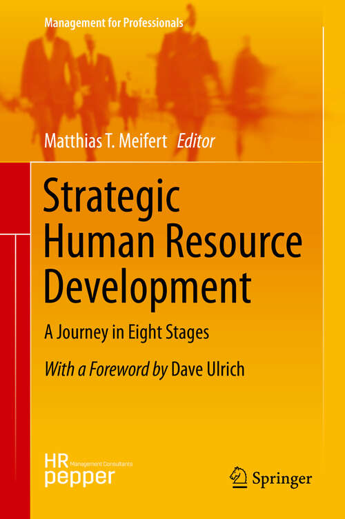 Book cover of Strategic Human Resource Development