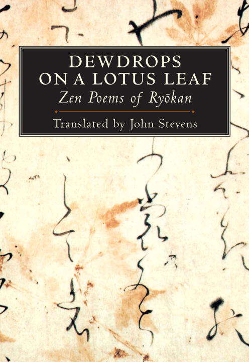Book cover of Dewdrops on a Lotus Leaf: Zen Poems of Ryokan
