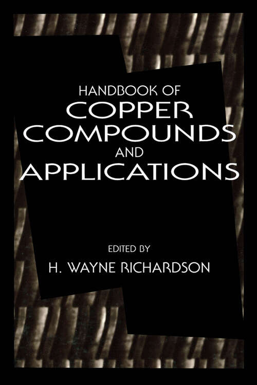 Book cover of Handbook of Copper Compounds and Applications (1)