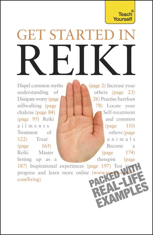 Book cover of Get Started In Reiki: A practical beginner's guide to the ancient healing practice