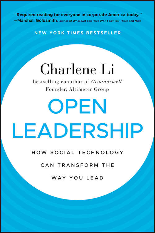 Book cover of Open Leadership