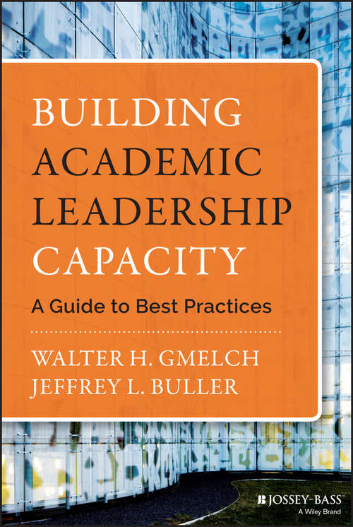 Book cover of Building Academic Leadership Capacity