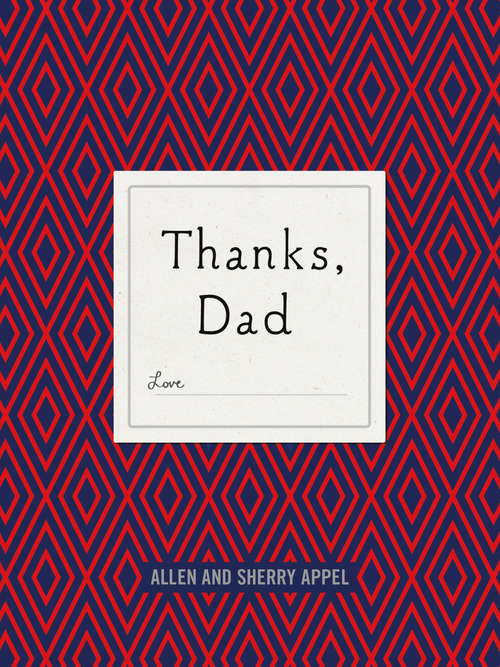 Book cover of Thanks, Dad