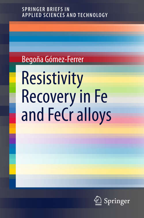 Book cover of Resistivity Recovery in Fe and FeCr alloys