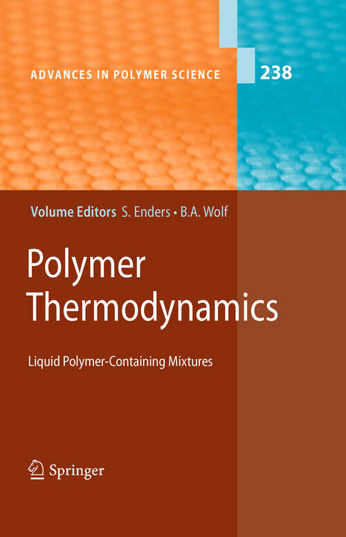 Book cover of Polymer Thermodynamics