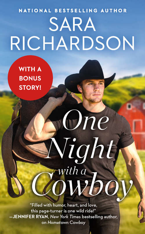 Book cover of One Night with a Cowboy: Includes a Bonus Novella (Silverado Lake #2)