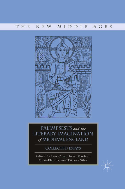 Book cover of Palimpsests and The Literary Imagination of Medieval England
