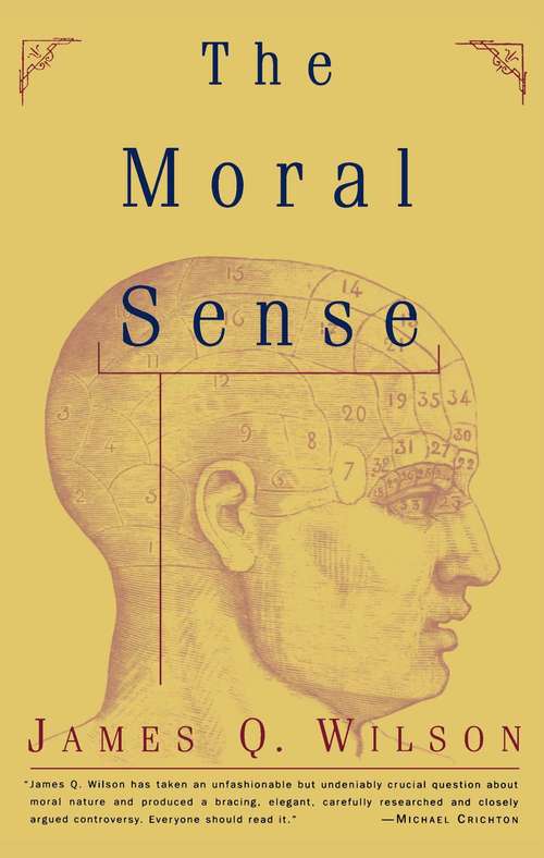 Book cover of The Moral Sense